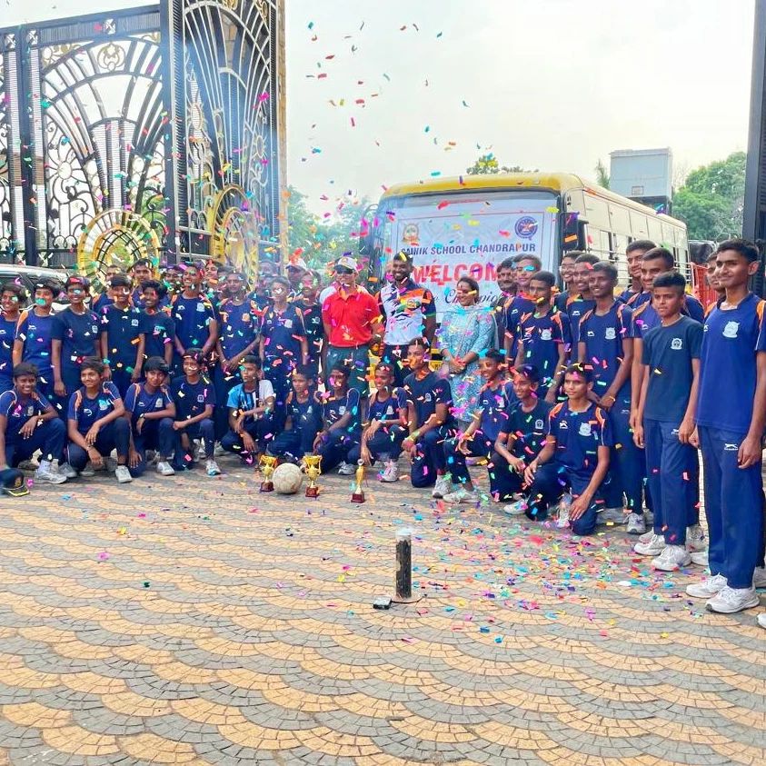 "🏆 Sainik School Chandrapur emerges victorious