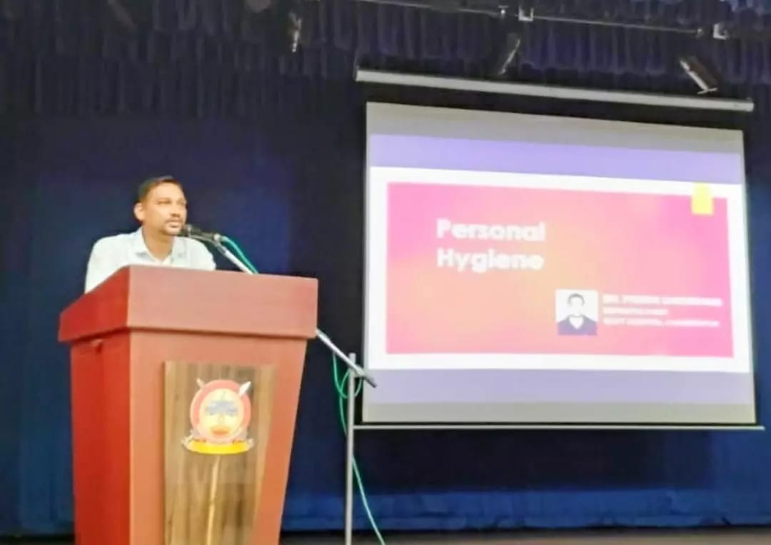 🩺✨ Health and Hygiene Seminar at Sainik School Chandrapur! ✨🩺