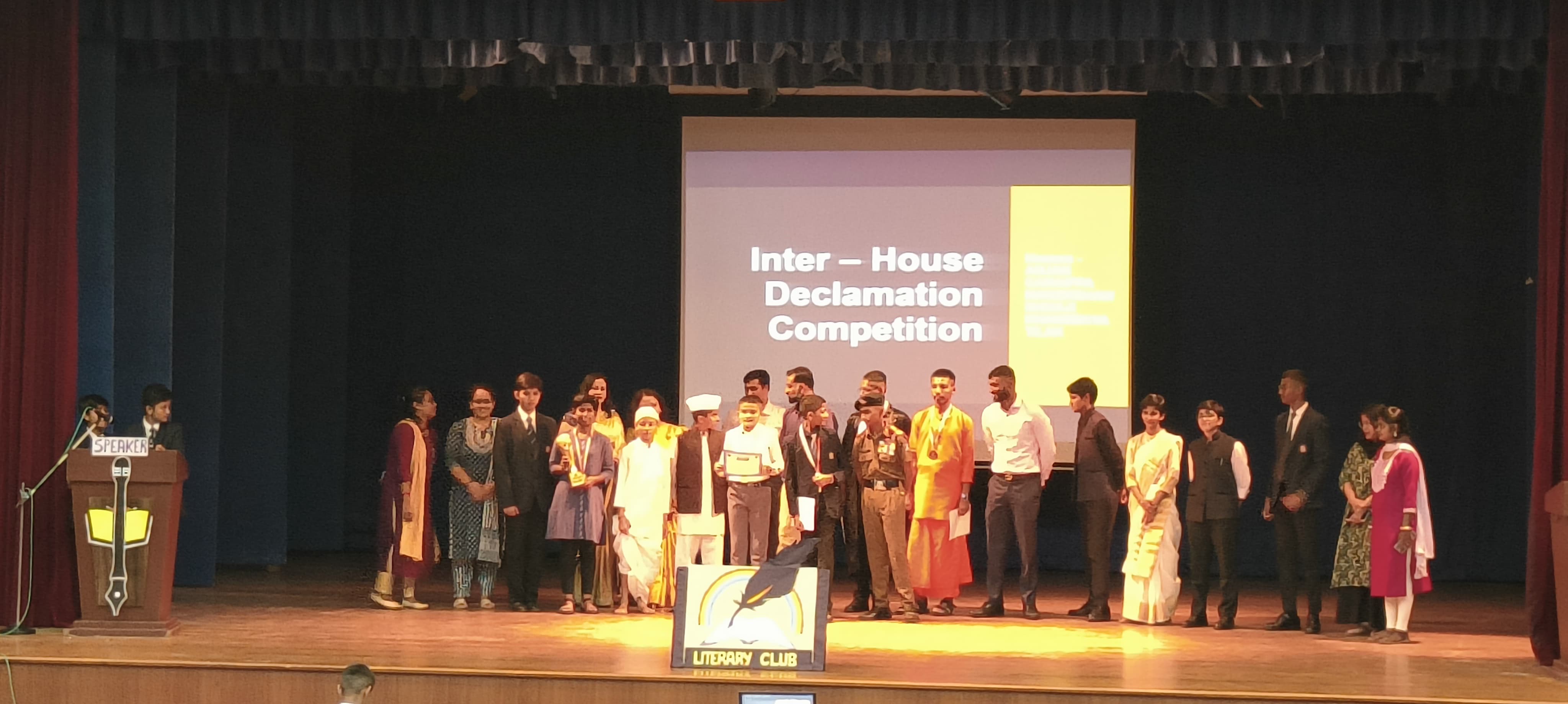 🎙️🎤🏆 Inter-house Declamation Competition @ Sainik School Chandrapur 🎉🎊